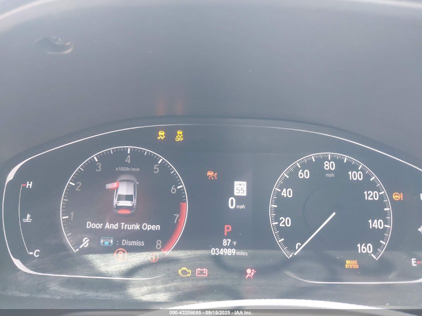 2022 Honda Accord Sport VIN: 1HGCV1F35NA111572 Lot: 43208055