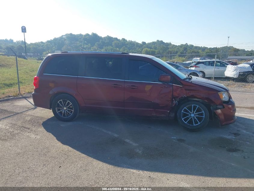 2017 Dodge Grand Caravan Sxt VIN: 2C4RDGCG0HR615176 Lot: 43208084