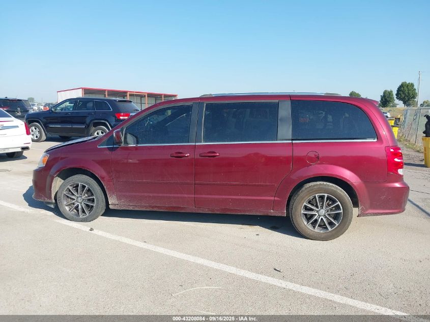 2017 Dodge Grand Caravan Sxt VIN: 2C4RDGCG0HR615176 Lot: 43208084