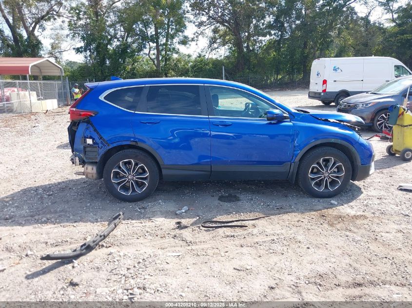 2021 Honda Cr-V Awd Ex-L VIN: 7FARW2H82ME033041 Lot: 43208210