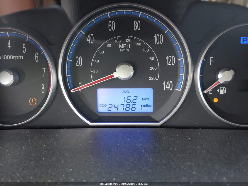 2009 Hyundai Santa Fe Gls VIN: 5NMSG73D89H313533 Lot: 43208222