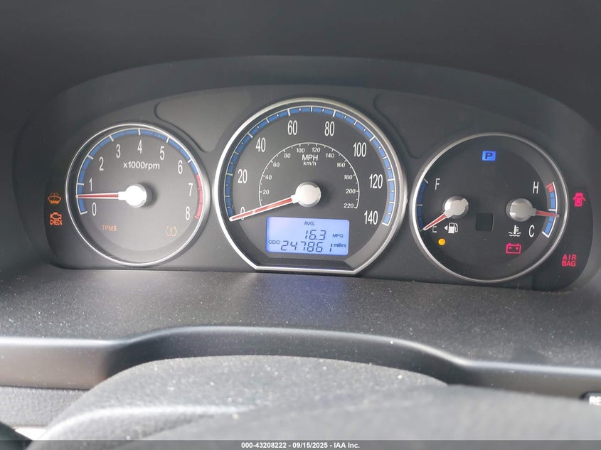 2009 Hyundai Santa Fe Gls VIN: 5NMSG73D89H313533 Lot: 43208222