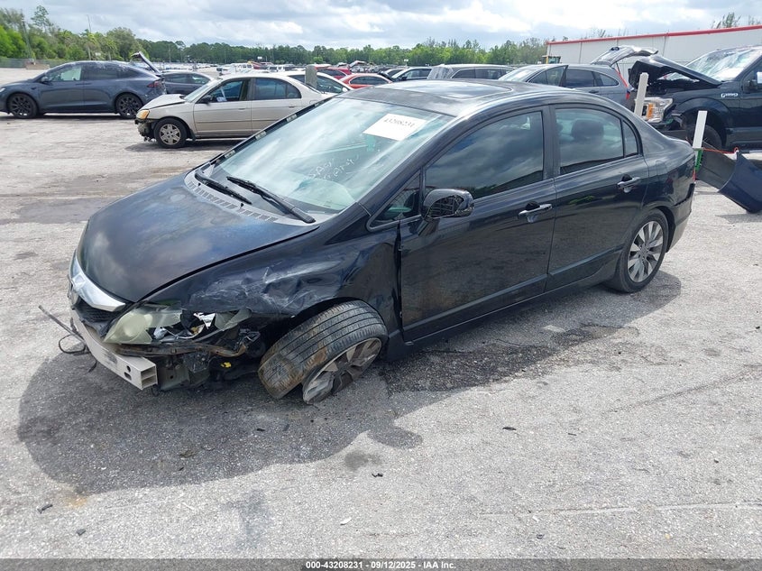 2HGFA16839H351053 2009 HONDA CIVIC photo no. 2