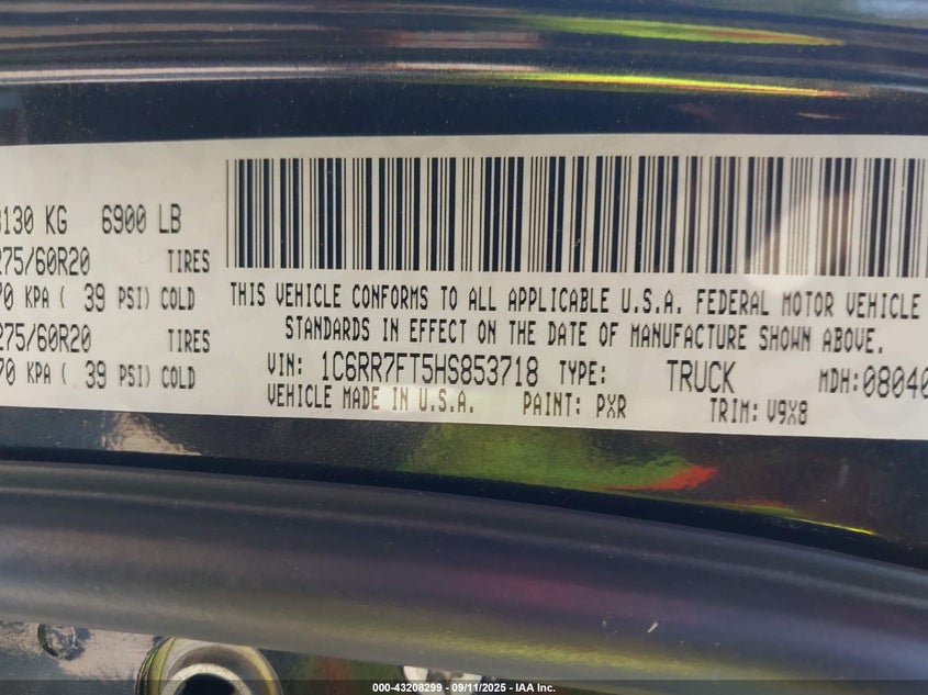 2017 RAM 1500 EXPRESS  4X4 6'4 BOX - 1C6RR7FT5HS853718