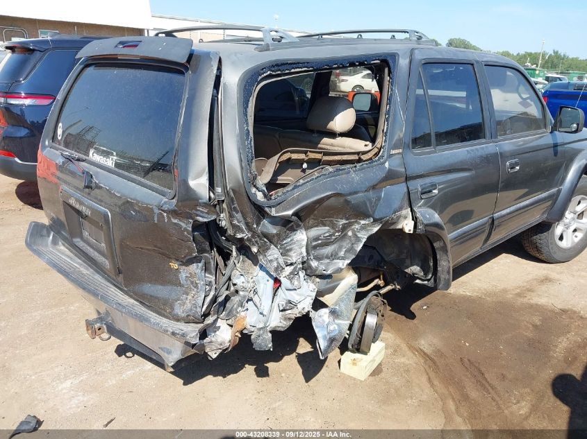 1997 Toyota 4Runner Sr5 V6 Limited VIN: JT3HN87R5V0128222 Lot: 43208339