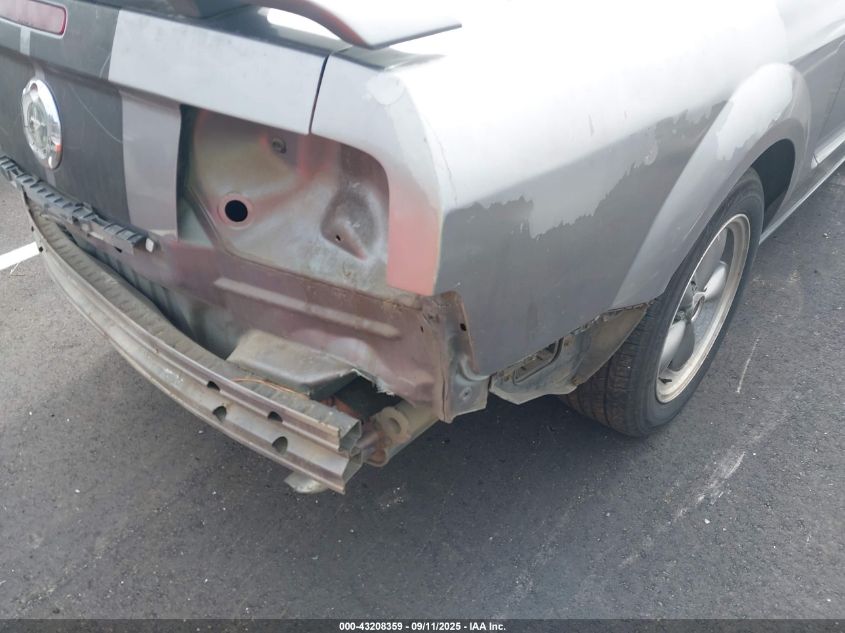 2006 Ford Mustang V6 VIN: 1ZVFT80N965123610 Lot: 43208359