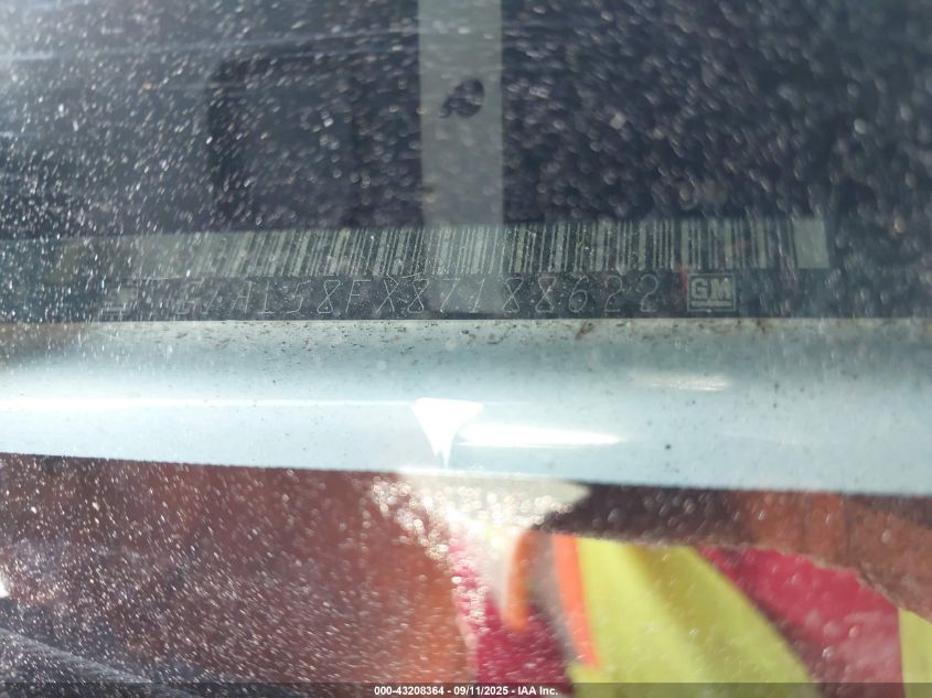 2008 Chevrolet Cobalt Lt VIN: 1G1AL58FX87188622 Lot: 43208364