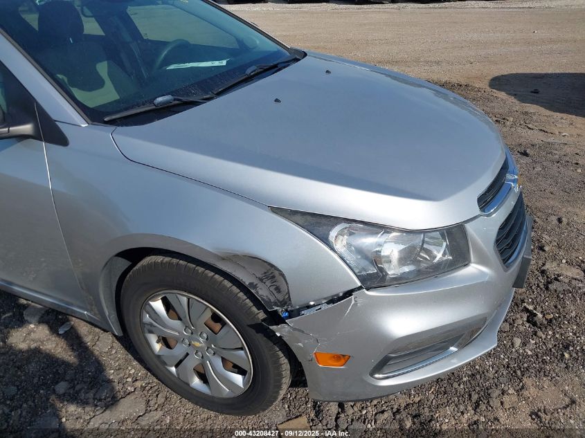 2016 Chevrolet Cruze Limited Ls Manual VIN: 1G1PB5SHXG7161328 Lot: 43208427