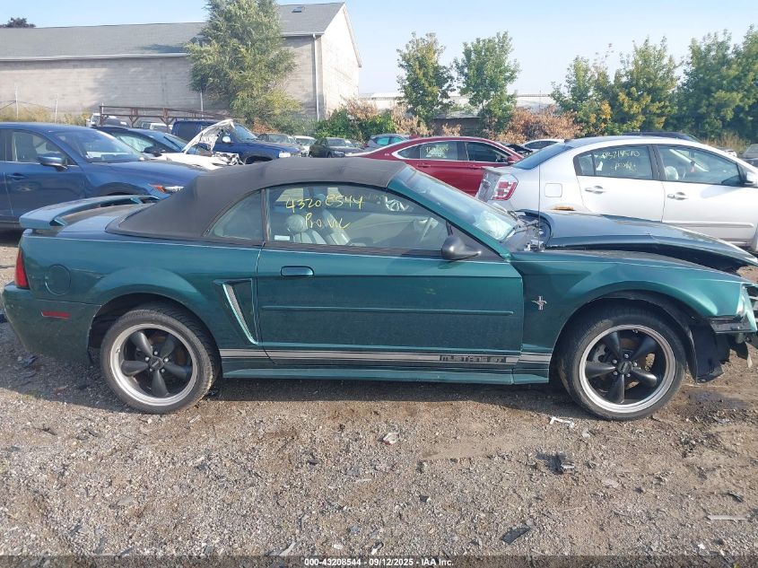 2001 Ford Mustang VIN: 1FAFP44431F154216 Lot: 43208544