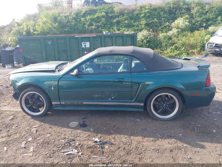 2001 Ford Mustang VIN: 1FAFP44431F154216 Lot: 43208544