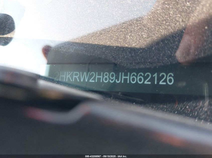 2018 Honda Cr-V Ex-L/Ex-L Navi VIN: 2HKRW2H89JH662126 Lot: 43208567