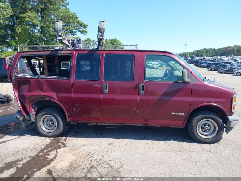 2000 Chevrolet Express VIN: 1GCEG15W8Y1215569 Lot: 43208587