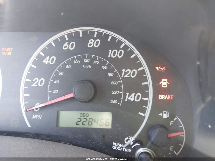 2010 Toyota Corolla Le VIN: 1NXBU4EE2AZ203440 Lot: 43208594