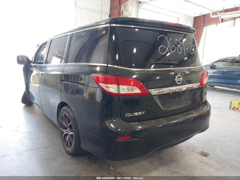 JN8AE2KP2F9125327 2015 NISSAN QUEST photo no. 3