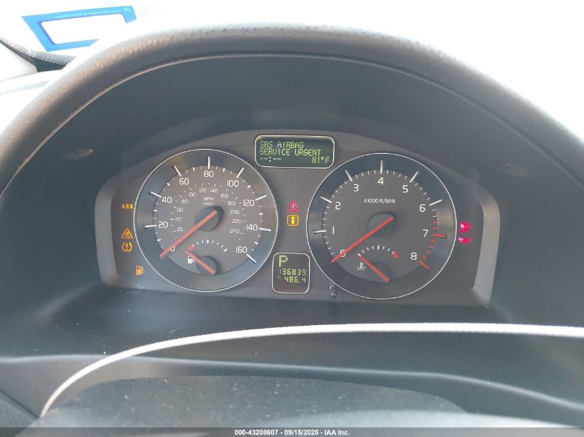 2009 Volvo C70 T5 VIN: YV1MC67279J076836 Lot: 43208607