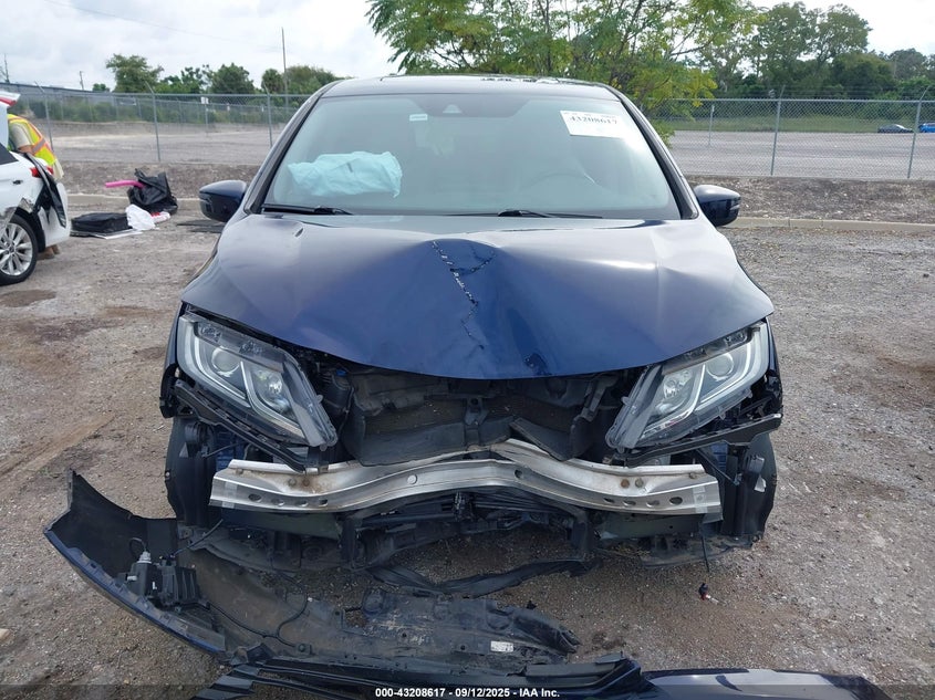 2019 Honda Odyssey Ex-L VIN: 5FNRL6H77KB012816 Lot: 43208617