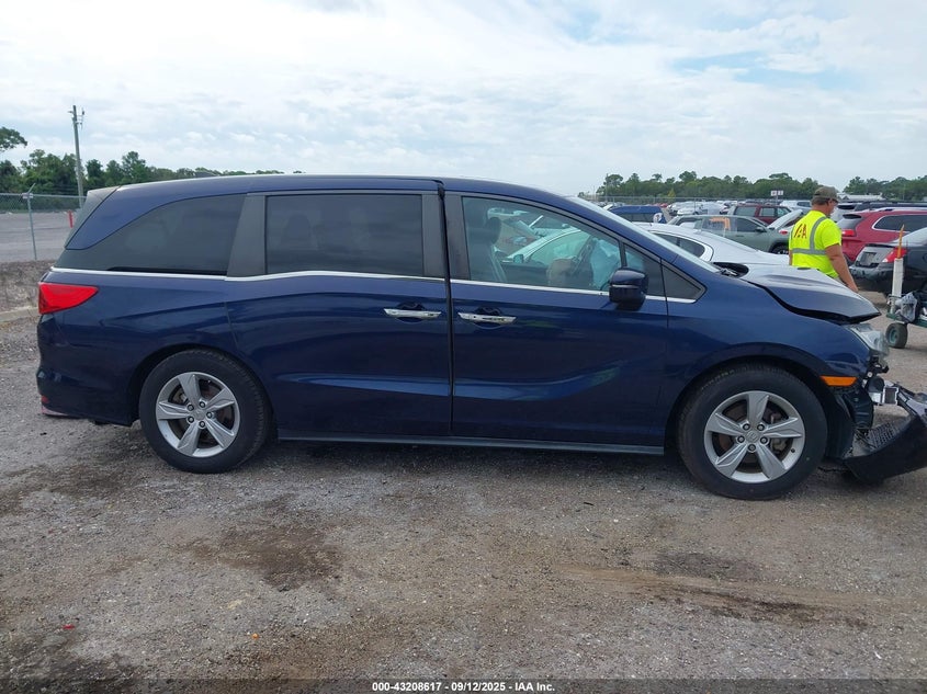 2019 Honda Odyssey Ex-L VIN: 5FNRL6H77KB012816 Lot: 43208617