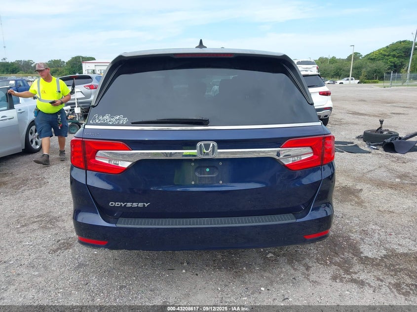 2019 Honda Odyssey Ex-L VIN: 5FNRL6H77KB012816 Lot: 43208617