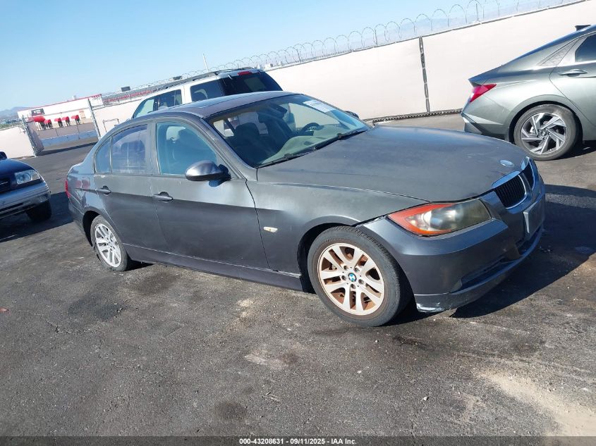 2007 BMW 328I VIN: WBAVA33557KX78544 Lot: 43208631