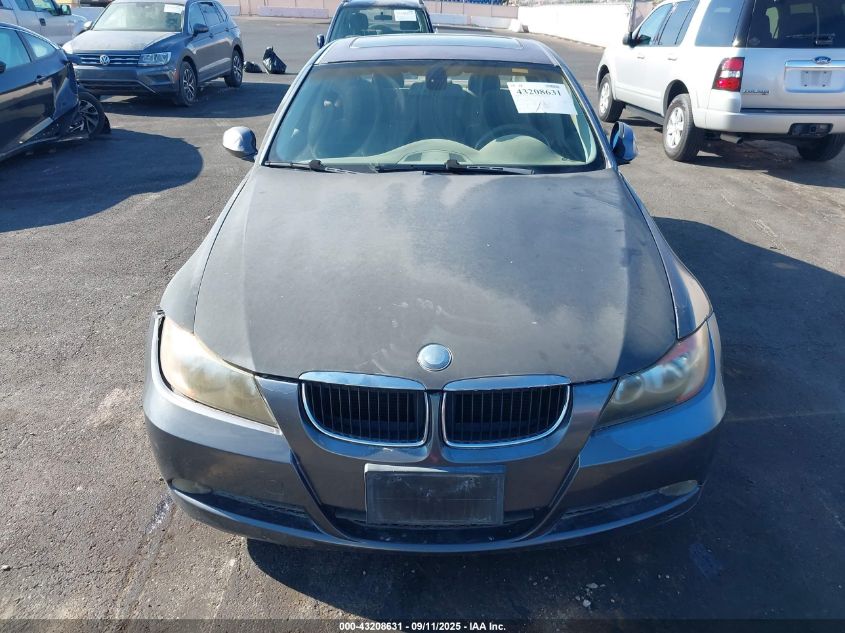 2007 BMW 328I VIN: WBAVA33557KX78544 Lot: 43208631