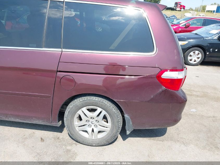 2007 Honda Odyssey Ex VIN: 5FNRL38477B068119 Lot: 43208661