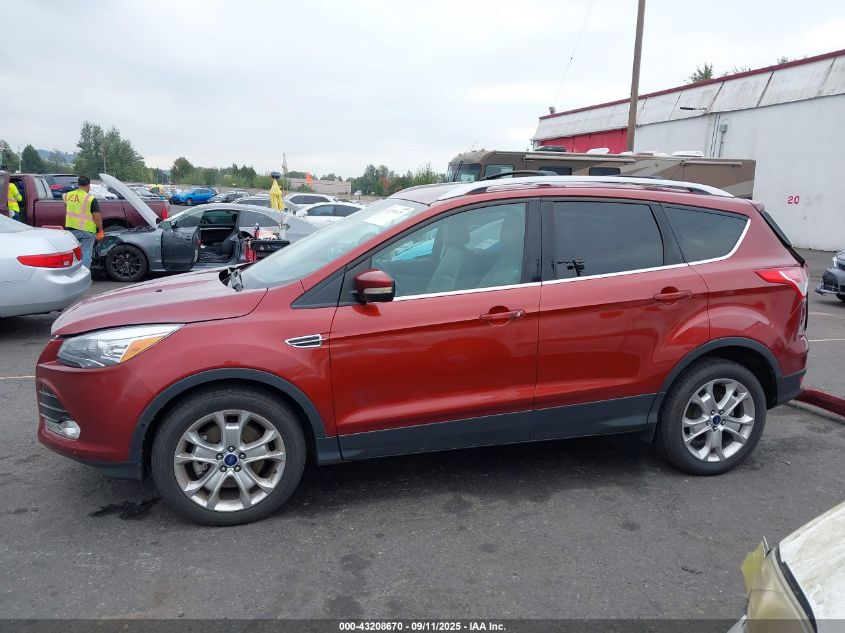 2014 Ford Escape Titanium VIN: 1FMCU9J90EUC37067 Lot: 43208670