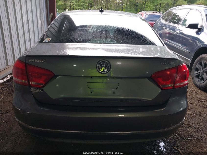 2012 Volkswagen Passat 2.0L Tdi Sel Premium VIN: 1VWCN7A33CC071435 Lot: 43208722