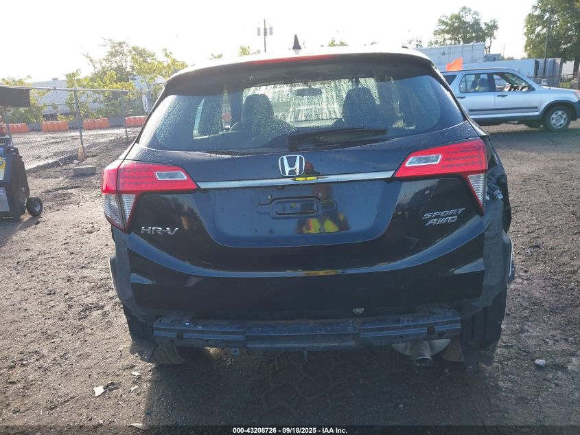 2019 Honda Hr-V Sport VIN: 3CZRU6H11KG703157 Lot: 43208726