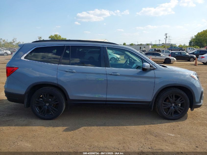 2022 Honda Pilot 2Wd Special Edition VIN: 5FNYF5H22NB032767 Lot: 43208734