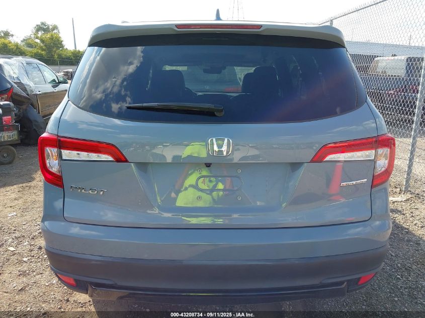 2022 Honda Pilot 2Wd Special Edition VIN: 5FNYF5H22NB032767 Lot: 43208734