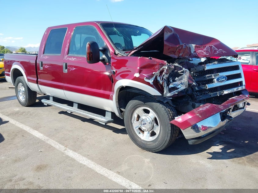 2006 Ford F-250 Lariat/Xl/Xlt brown truck gasoline 1FTSW20Y66EA00816 photo #1