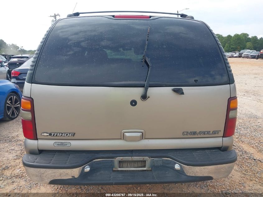 2001 Chevrolet Tahoe Lt VIN: 1GNEK13T51R152081 Lot: 43208767