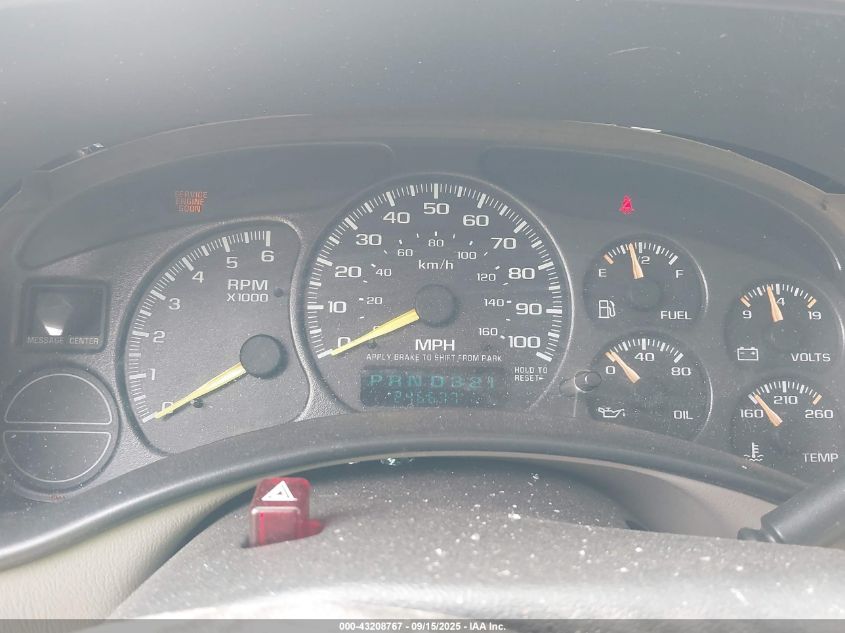 2001 Chevrolet Tahoe Lt VIN: 1GNEK13T51R152081 Lot: 43208767