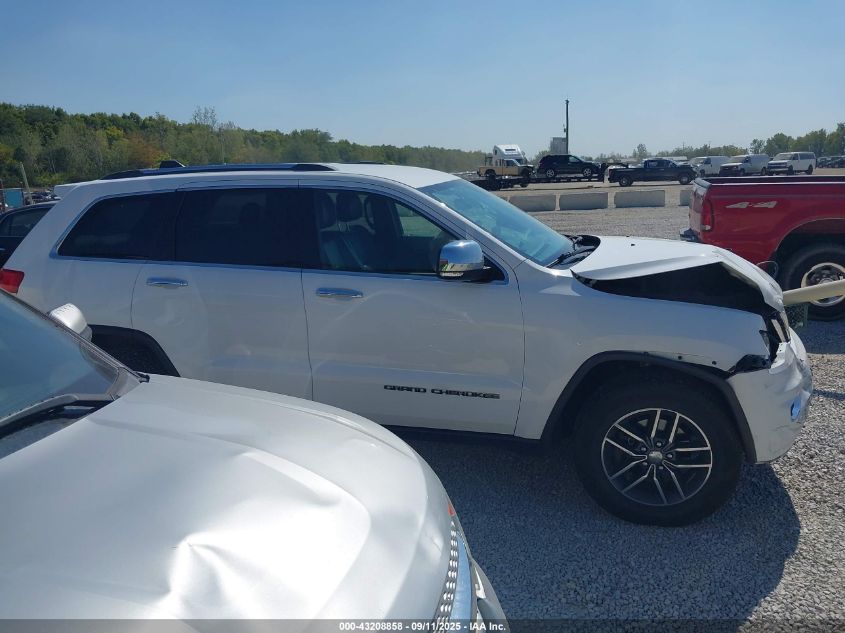 2018 Jeep Grand Cherokee Limited 4X4 VIN: 1C4RJFBG2JC165761 Lot: 43208858