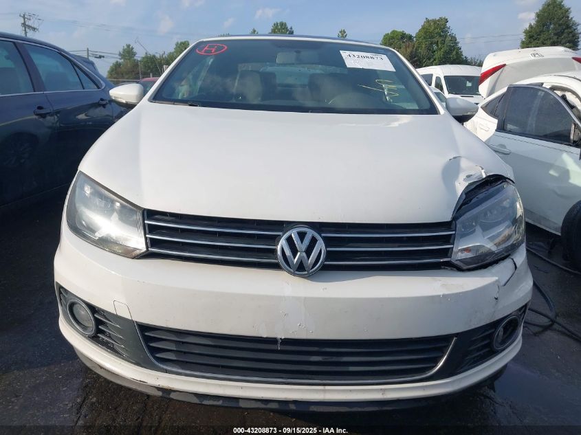 2013 Volkswagen Eos Komfort VIN: WVWBW8AH0DV009364 Lot: 43208873