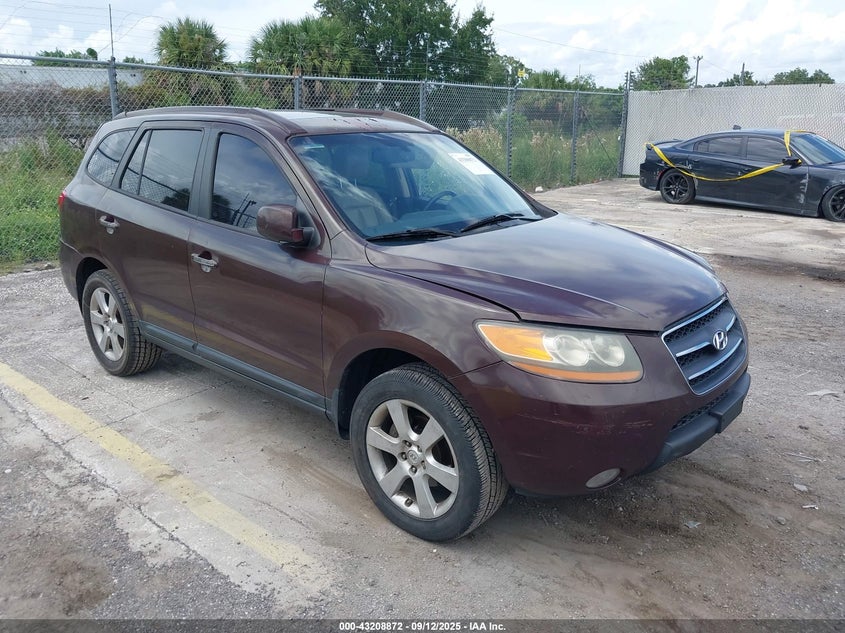 5NMSH13E78H169703 2008 Hyundai Santa Fe Limited/Se auction photo 1