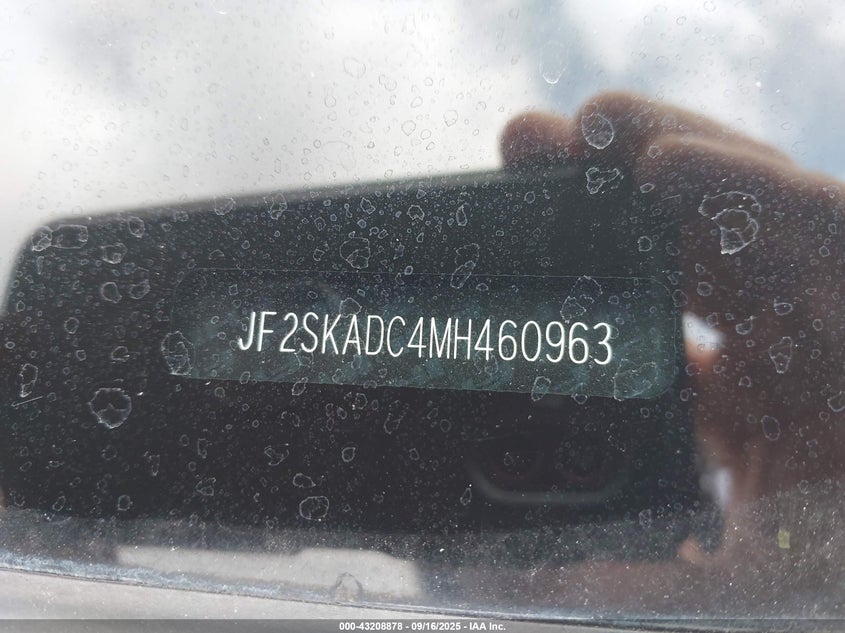 2021 SUBARU FORESTER JF2SKADC4MH460963