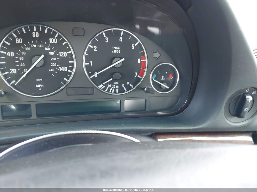 1998 BMW 740Il VIN: WBAGJ832XWDM22461 Lot: 43208965