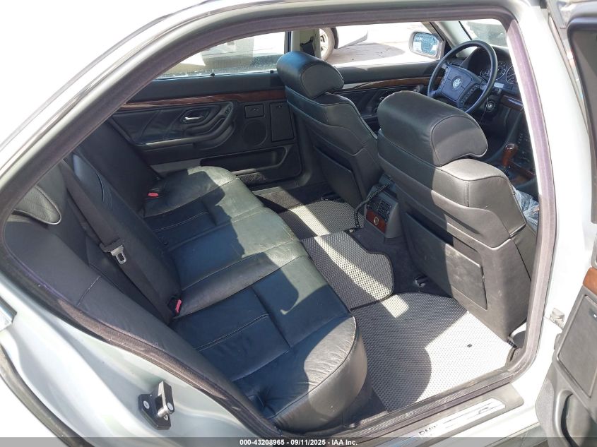 1998 BMW 740Il VIN: WBAGJ832XWDM22461 Lot: 43208965