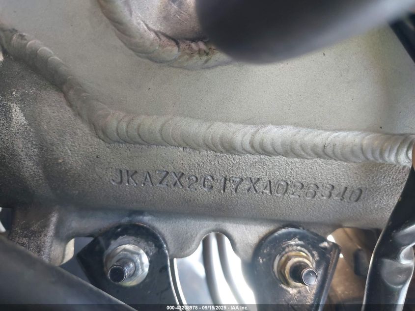 1999 Kawasaki Zx900 C VIN: JKAZX2C17XA026340 Lot: 43208978