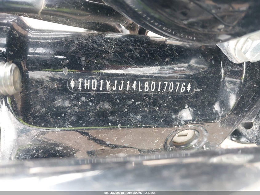 2020 Harley-Davidson Fxbb VIN: 1HD1YJJ14LB017076 Lot: 43209018