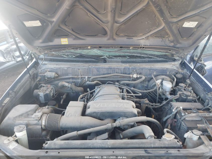 2001 Toyota Tundra Sr5 V8 VIN: 5TBBT441X1S190682 Lot: 43209023