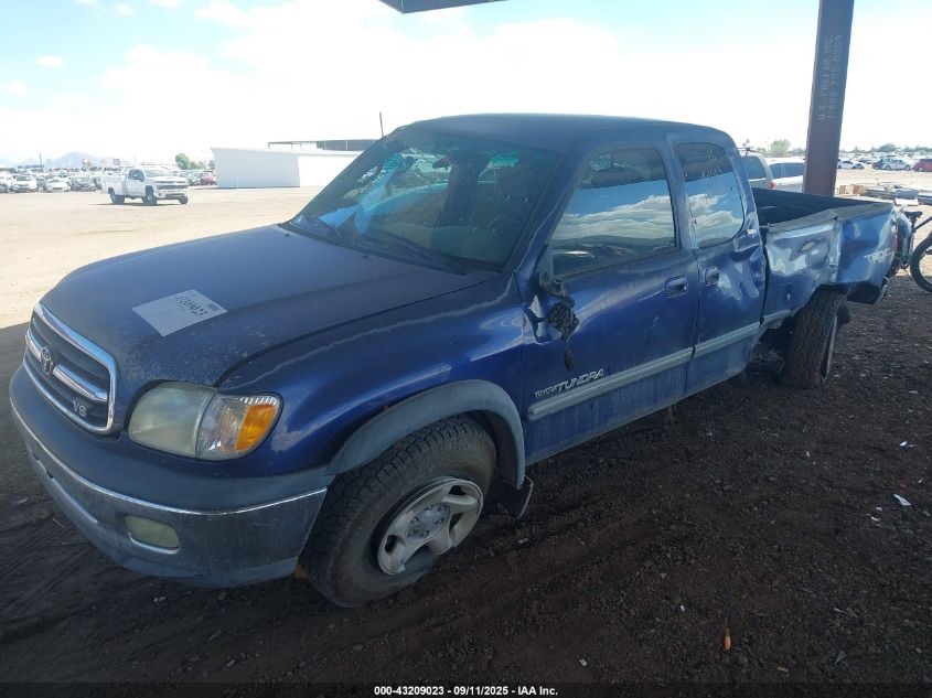 2001 Toyota Tundra Sr5 V8 VIN: 5TBBT441X1S190682 Lot: 43209023