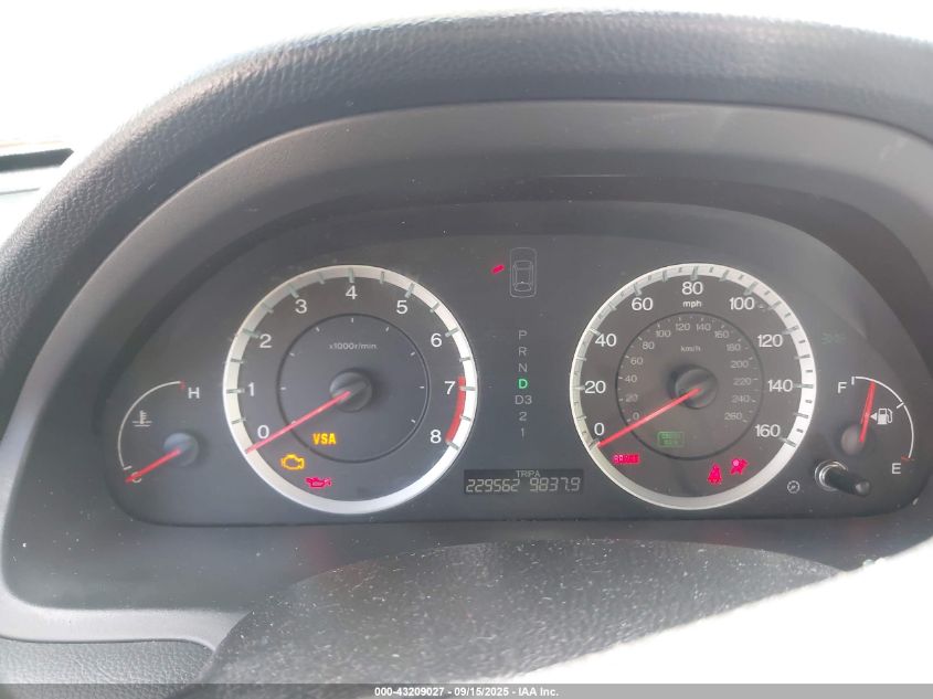 2009 Honda Accord 3.5 Ex-L VIN: 1HGCP36819A022525 Lot: 43209027