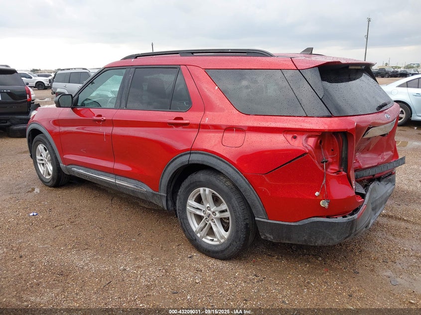 Vin: 1fmsk7dh8mga61598, lot: 43703488, ford explorer xlt 20213