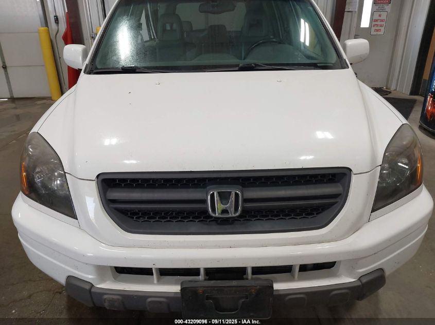 2004 Honda Pilot Ex-L VIN: 2HKYF18504H540156 Lot: 43209096
