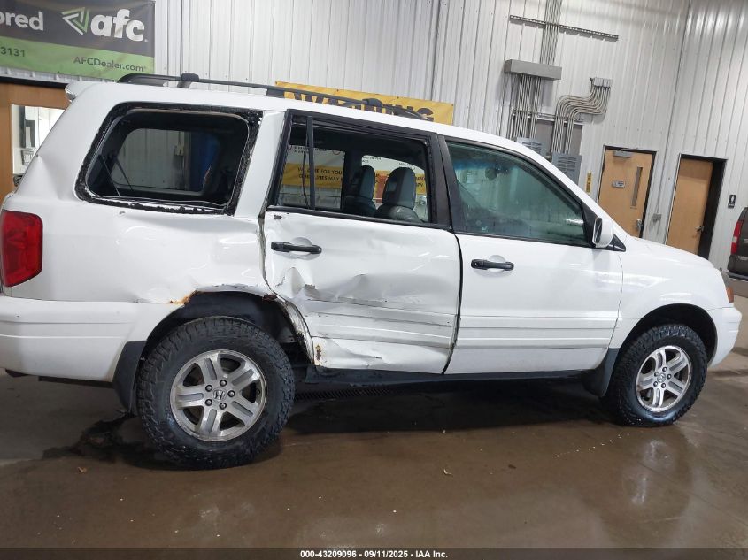 2004 Honda Pilot Ex-L VIN: 2HKYF18504H540156 Lot: 43209096