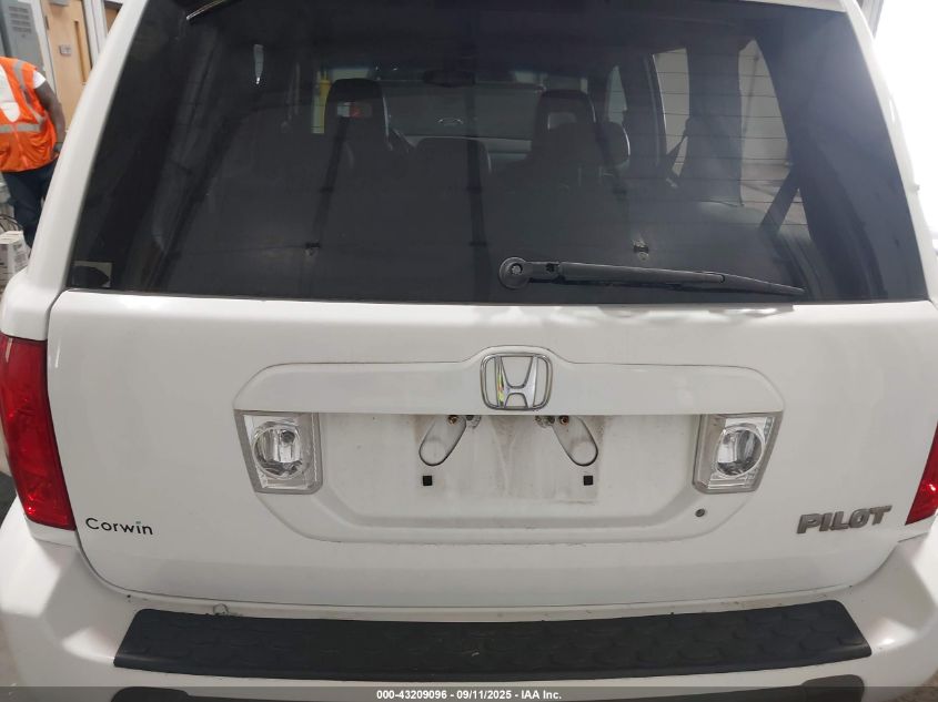 2004 Honda Pilot Ex-L VIN: 2HKYF18504H540156 Lot: 43209096