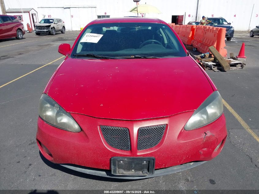 2008 Pontiac Grand Prix VIN: 2G2WP552281110632 Lot: 43209097