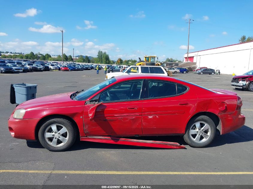 2008 Pontiac Grand Prix VIN: 2G2WP552281110632 Lot: 43209097